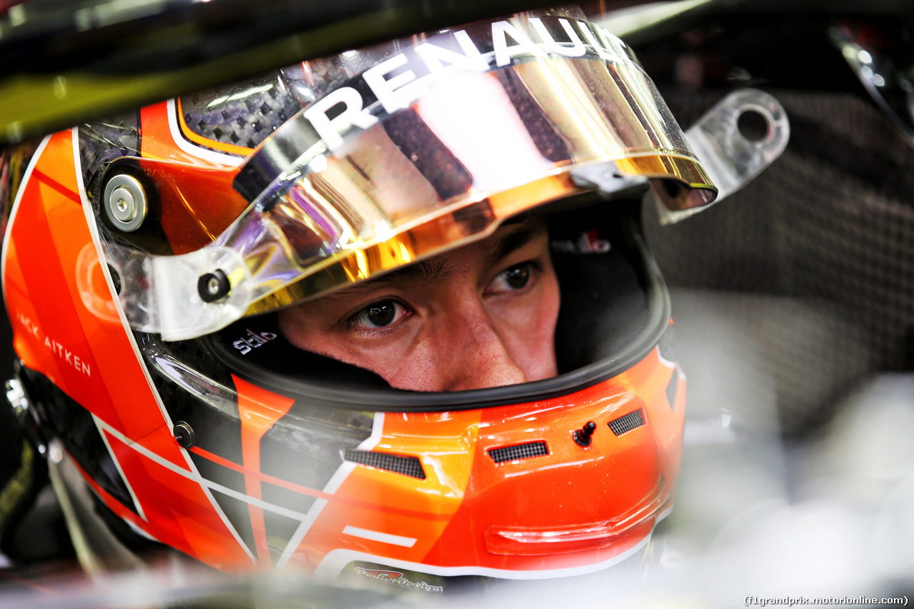 TEST F1 BAHRAIN 3 APRILE, Jack Aitken (GBR) / (KOR) Renault F1 Team RS19 Test Driver.
03.04.2019.