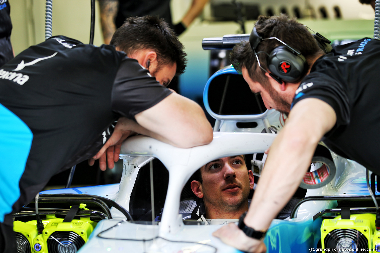TEST F1 BAHRAIN 3 APRILE, Nicholas Latifi (CDN) Williams Racing FW42 Test e Development Driver.
03.04.2019.