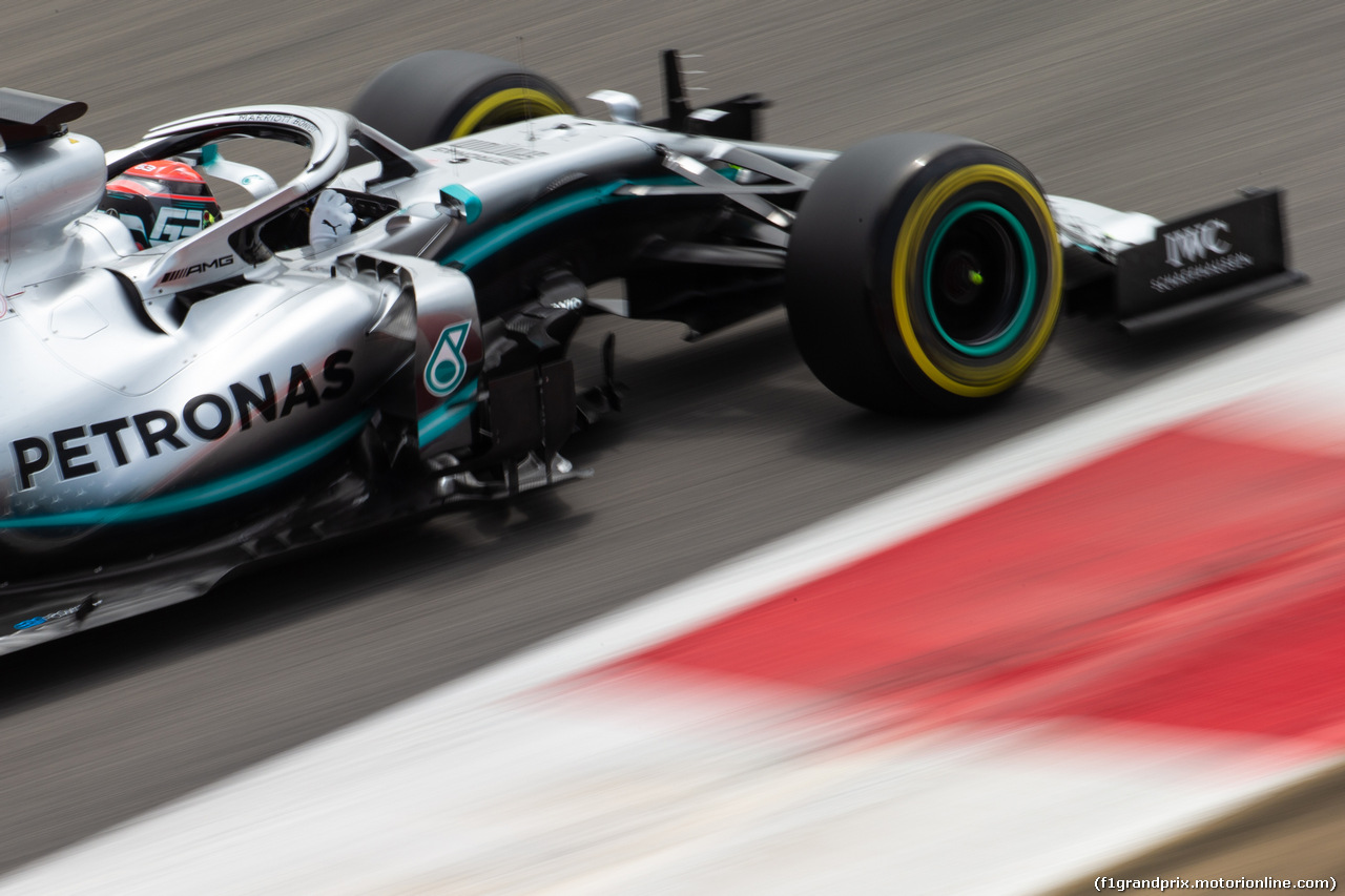 TEST F1 BAHRAIN 3 APRILE, George Russell (GBR) Mercedes AMG F1 W10 Test Driver.
03.04.2019.