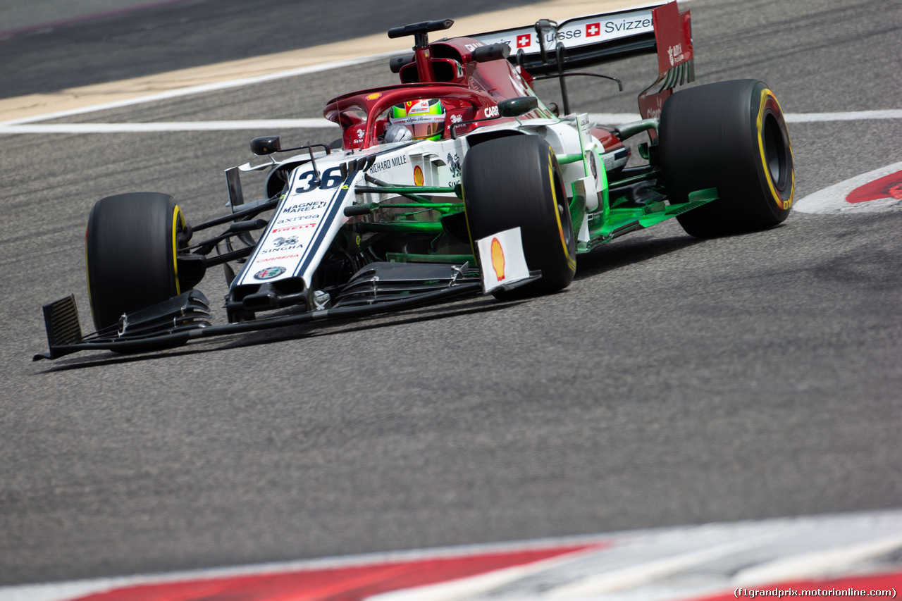 TEST F1 BAHRAIN 3 APRILE, Mick Schumacher (GER) Alfa Romeo Racing C38 Test Driver.
03.04.2019.