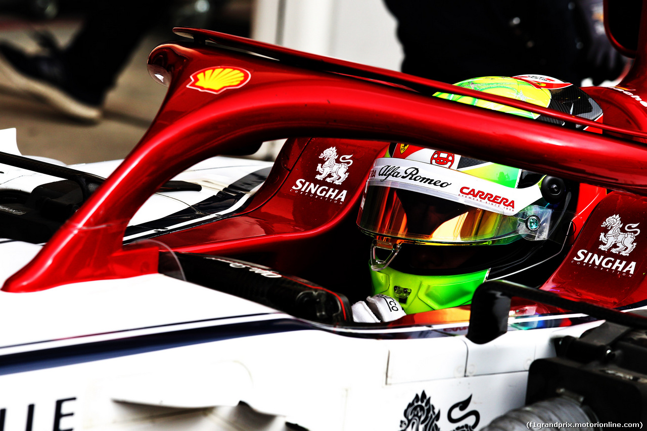 TEST F1 BAHRAIN 3 APRILE, Mick Schumacher (GER) Alfa Romeo Racing C38 Test Driver.
03.04.2019.