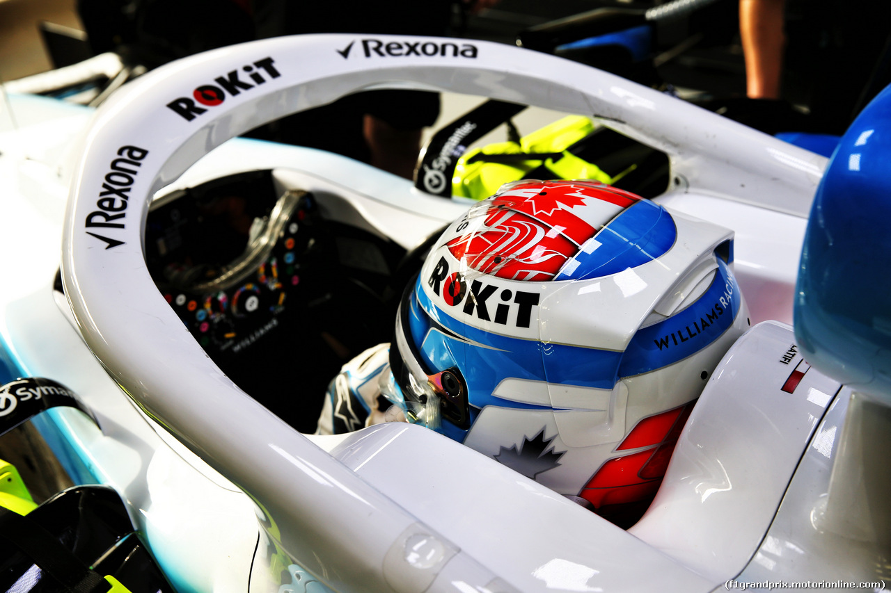 TEST F1 BAHRAIN 3 APRILE, Nicholas Latifi (CDN) Williams Racing FW42 Test e Development Driver.
03.04.2019.