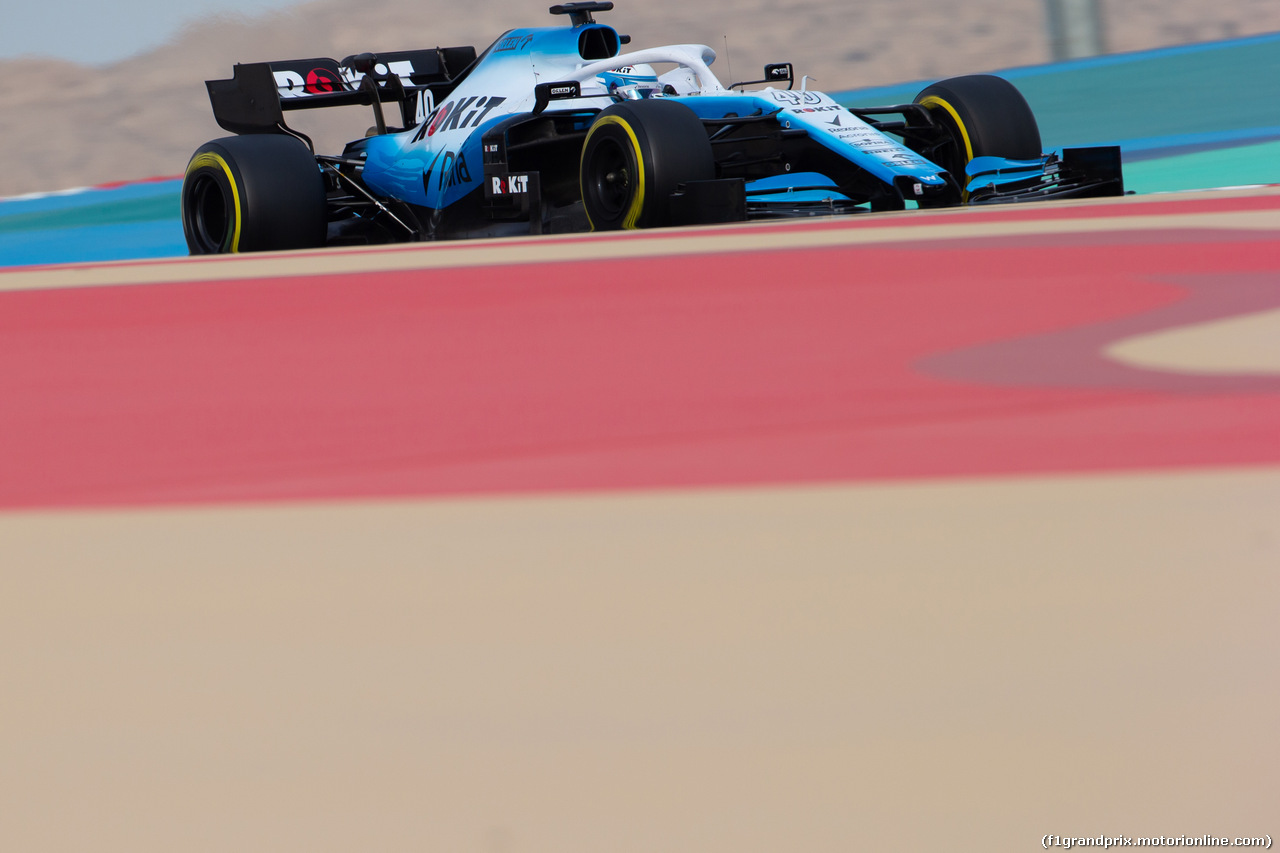 TEST F1 BAHRAIN 3 APRILE, Nicholas Latifi (CDN) Williams Racing FW42 Test e Development Driver.
03.04.2019.