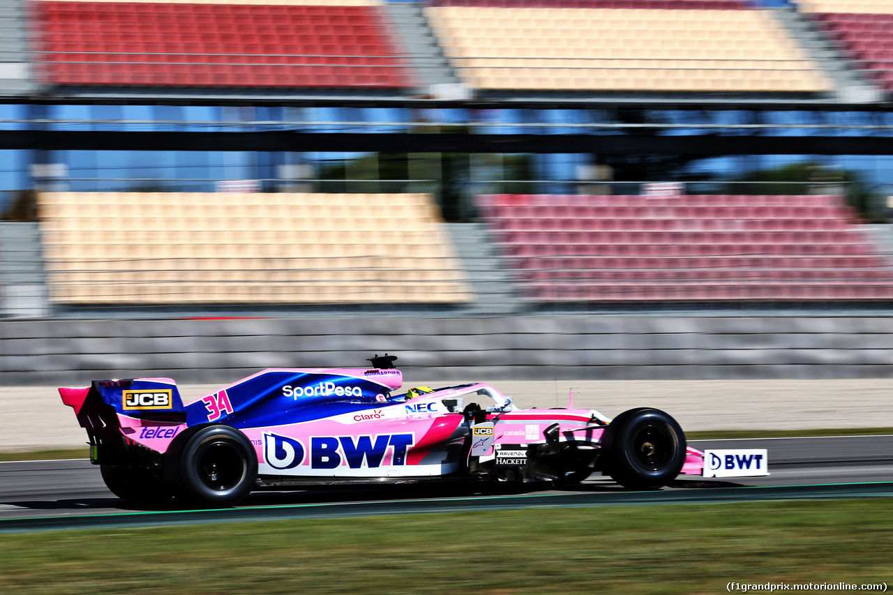 TEST F1 BARCELLONA 14 MAGGIO, Nick Yelloly (GBR) Racing Point F1 Team RP19 Test Driver.
14.05.2019.
