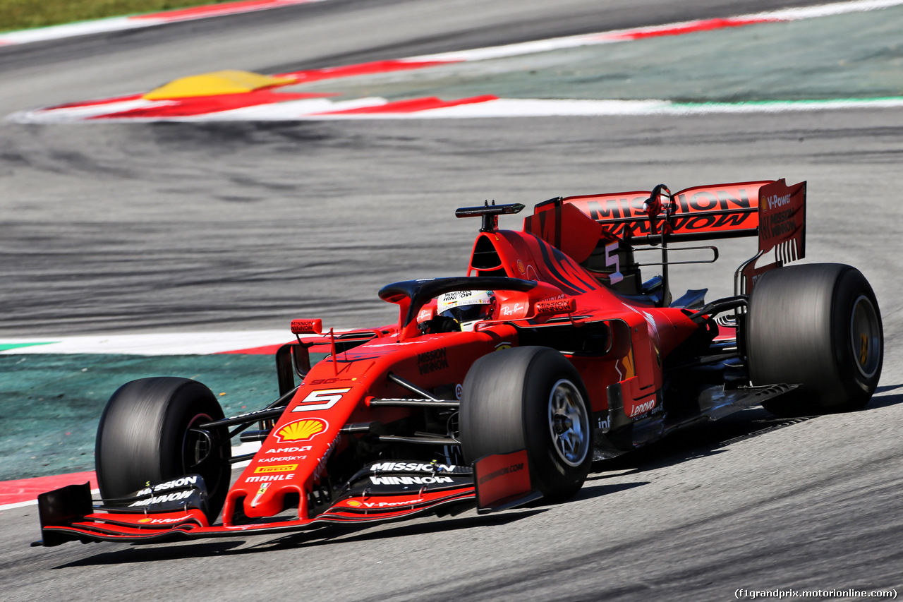 TEST F1 BARCELLONA 14 MAGGIO, Sebastian Vettel (GER) Ferrari SF90.
14.05.2019.