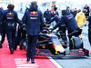 TEST F1 BARCELLONA 18 FEBBRAIO, Max Verstappen (NLD) Red Bull Racing RB14 pushed back in the pit lane.
18.02.2019.