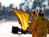 TEST F1 BARCELLONA 18 FEBBRAIO, Marshals with a yellow flag.
18.02.2019.