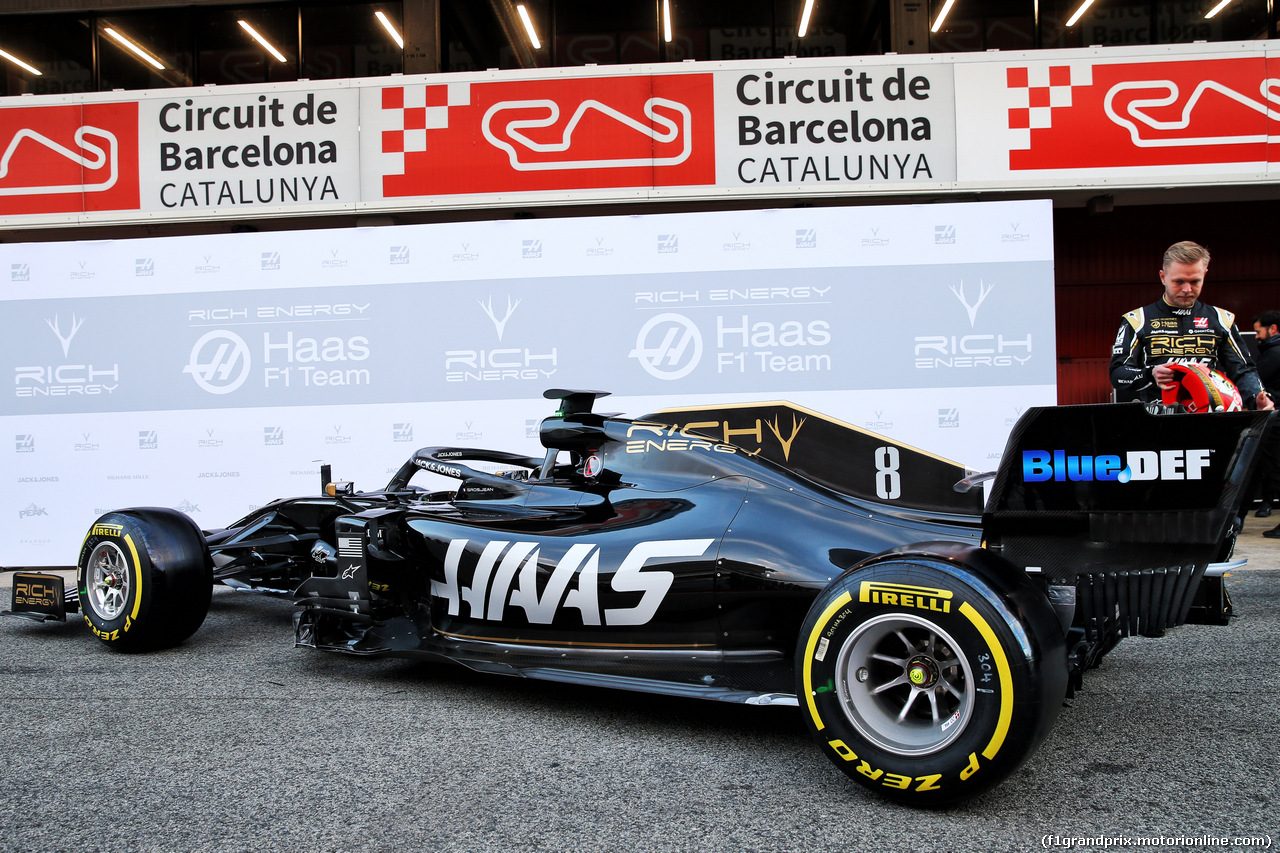 TEST F1 BARCELLONA 18 FEBBRAIO, The Haas VF-19.
18.02.2019.