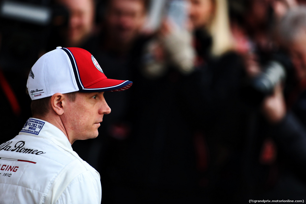 TEST F1 BARCELLONA 18 FEBBRAIO, Kimi Raikkonen (FIN) Alfa Romeo Racing.
18.02.2019.