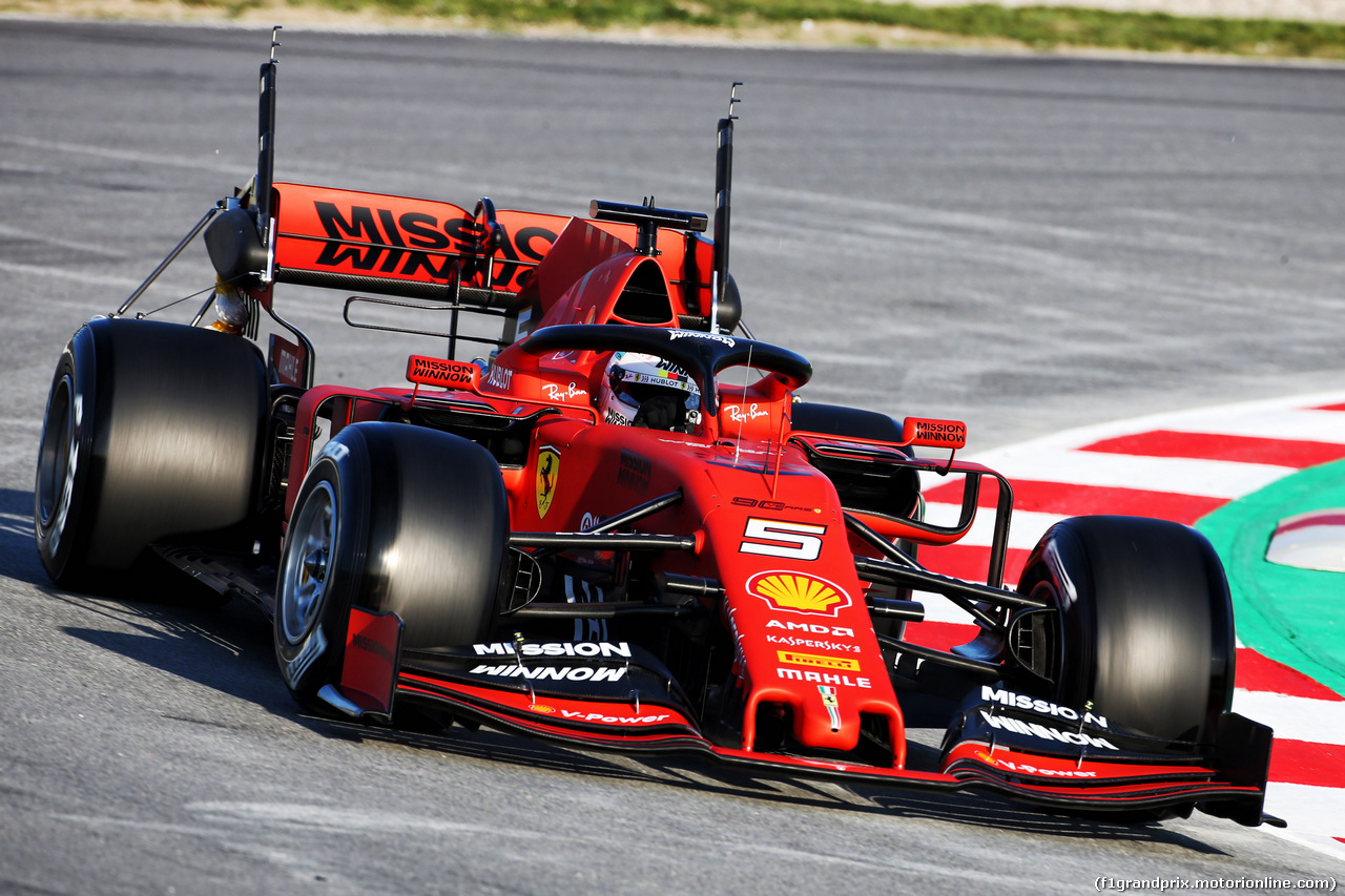 TEST F1 BARCELLONA 18 FEBBRAIO, Sebastian Vettel (GER) Ferrari SF90.
18.02.2019.