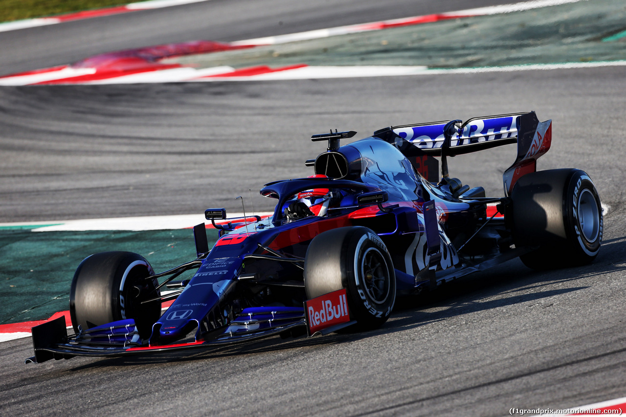 TEST F1 BARCELLONA 18 FEBBRAIO, Daniil Kvyat (RUS) Scuderia Toro Rosso STR14.
18.02.2019.