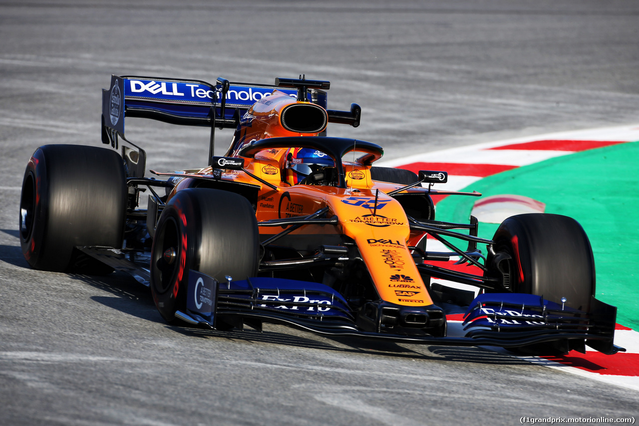 TEST F1 BARCELLONA 18 FEBBRAIO, Carlos Sainz Jr (ESP) McLaren MCL34.
18.02.2019.