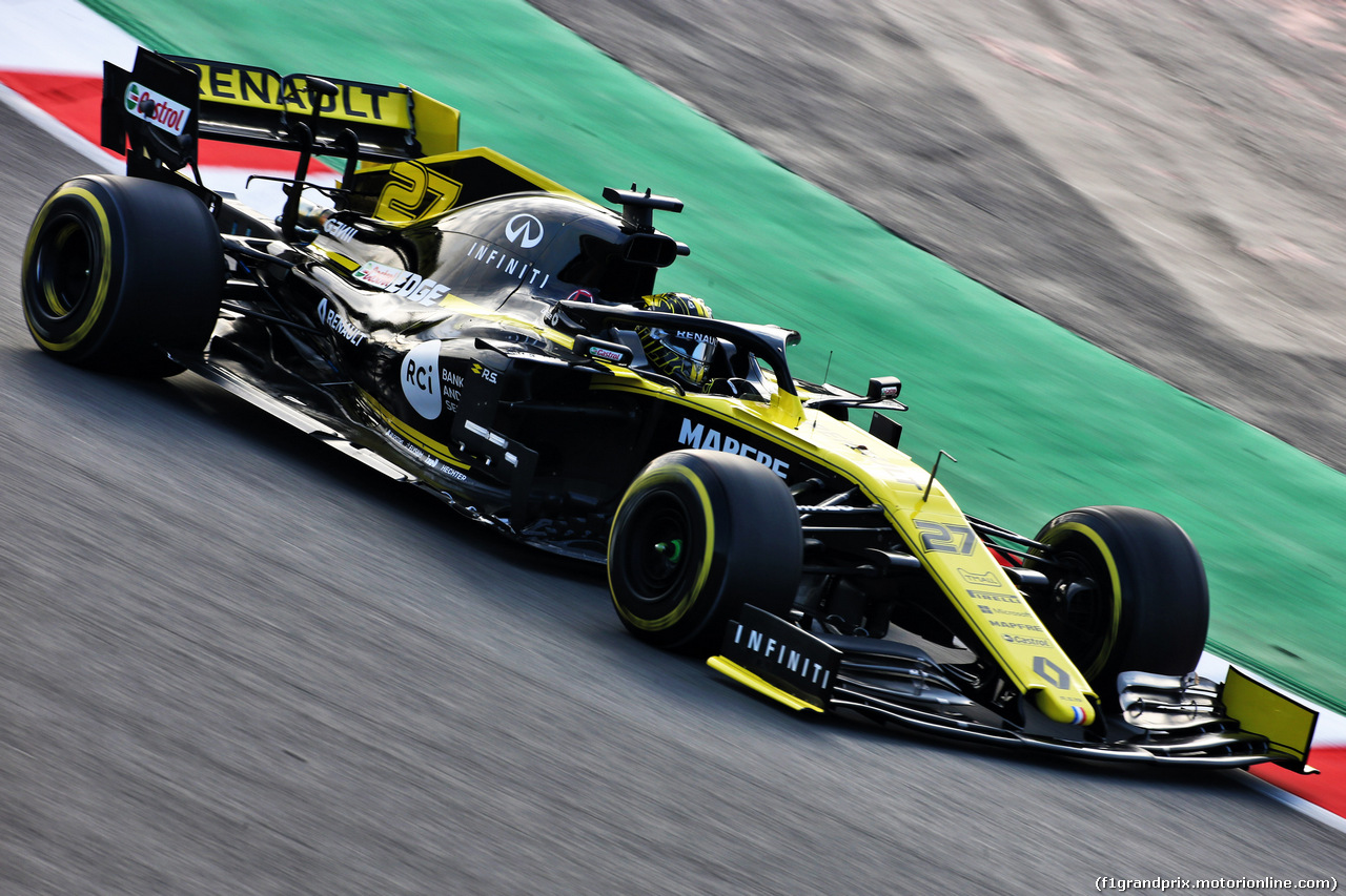 TEST F1 BARCELLONA 18 FEBBRAIO, Nico Hulkenberg (GER) Renault Sport F1 Team RS19.
18.02.2019.