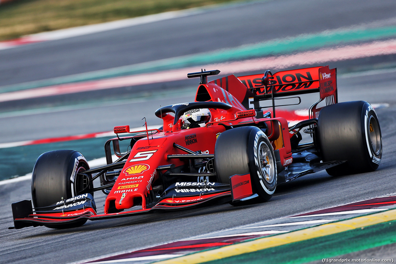 TEST F1 BARCELLONA 18 FEBBRAIO, Sebastian Vettel (GER) Ferrari SF90.
18.02.2019.