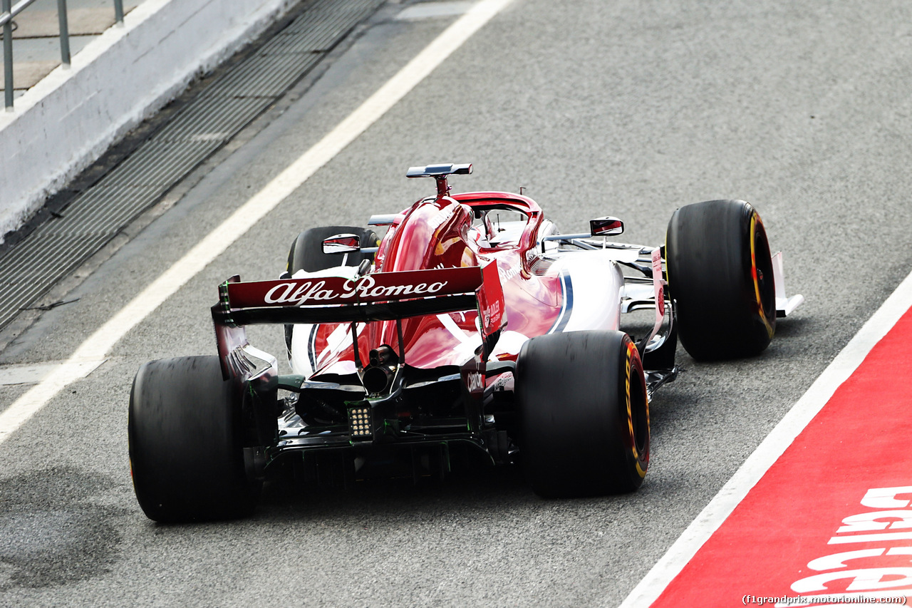 TEST F1 BARCELLONA 18 FEBBRAIO, Kimi Raikkonen (FIN) Alfa Romeo Racing C38.
18.02.2019.