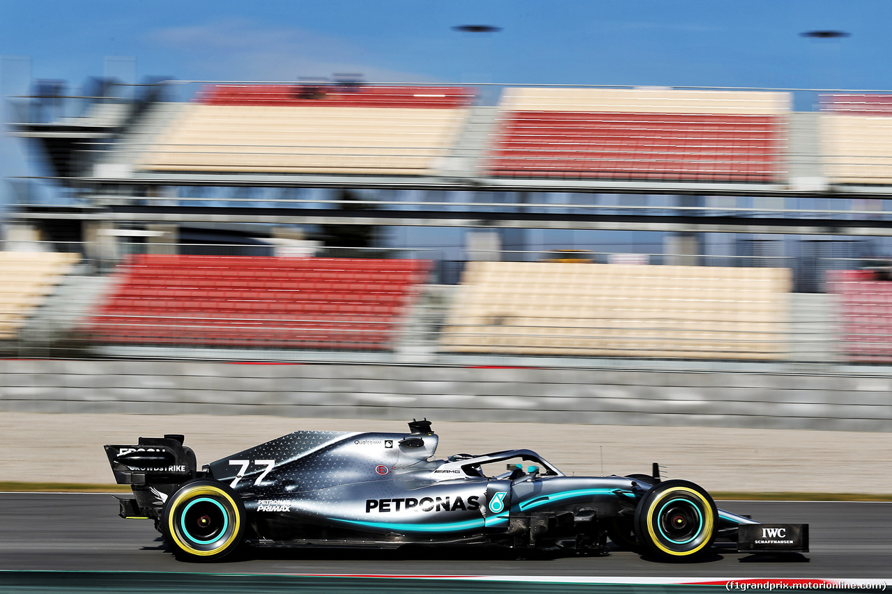 TEST F1 BARCELLONA 18 FEBBRAIO, Valtteri Bottas (FIN) Mercedes AMG F1 W10.
18.02.2019.