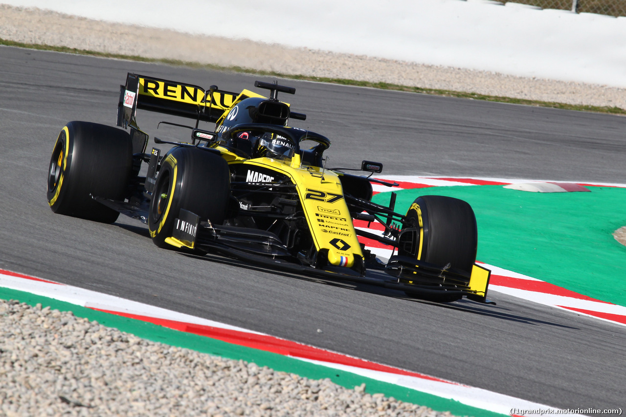 TEST F1 BARCELLONA 18 FEBBRAIO, Nico Hulkenberg (GER) Renault Sport F1 Team RS19