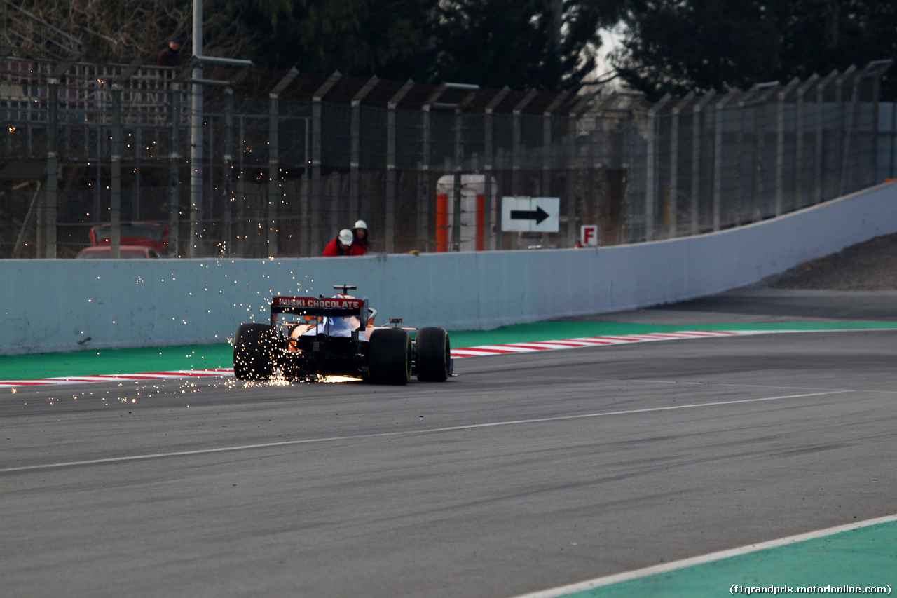 TEST F1 BARCELLONA 18 FEBBRAIO, Carlos Sainz Jr (ESP) Mclaren F1 Team MC34