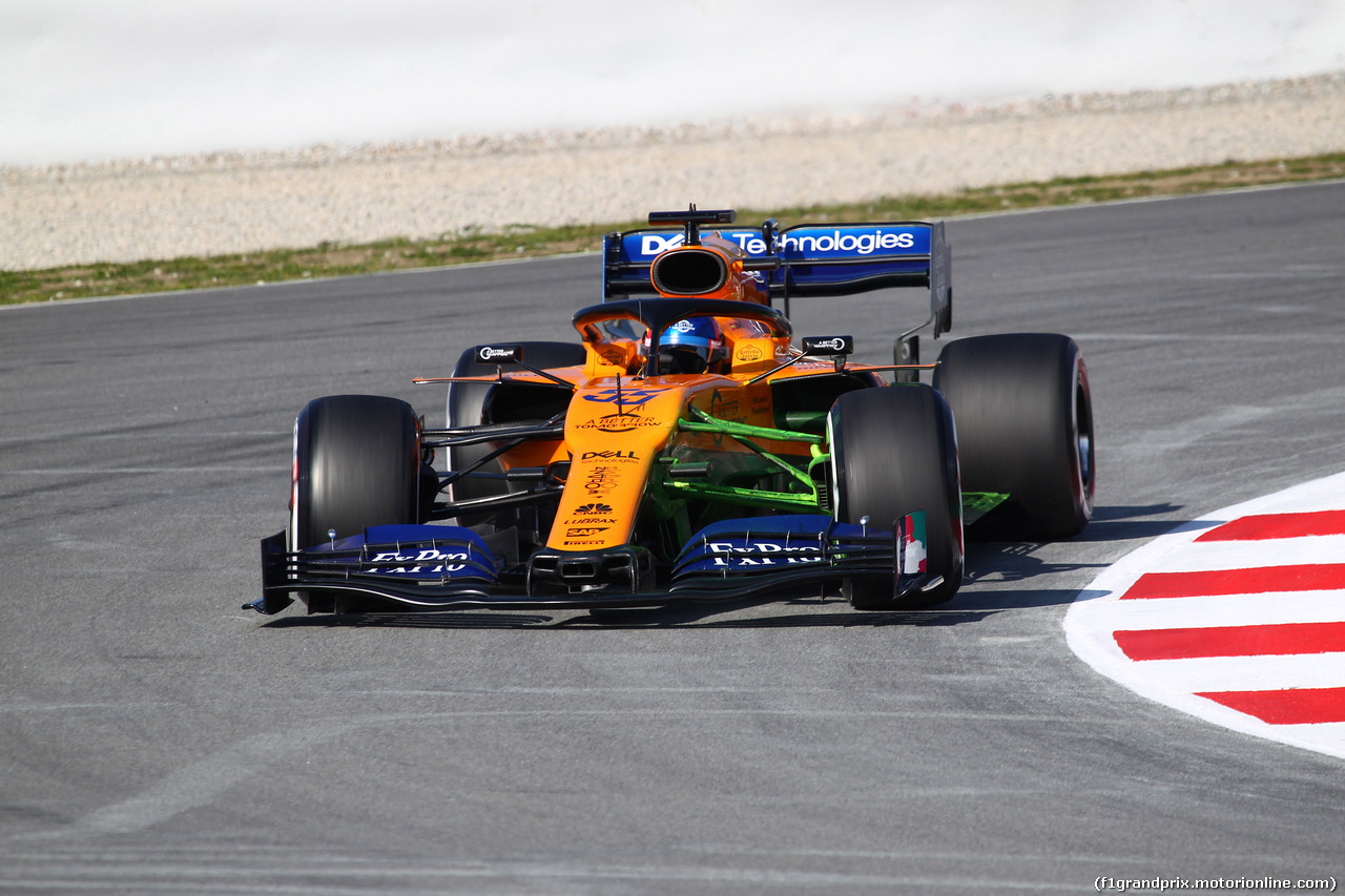 TEST F1 BARCELLONA 18 FEBBRAIO, Carlos Sainz Jr (ESP) Mclaren F1 Team MC34