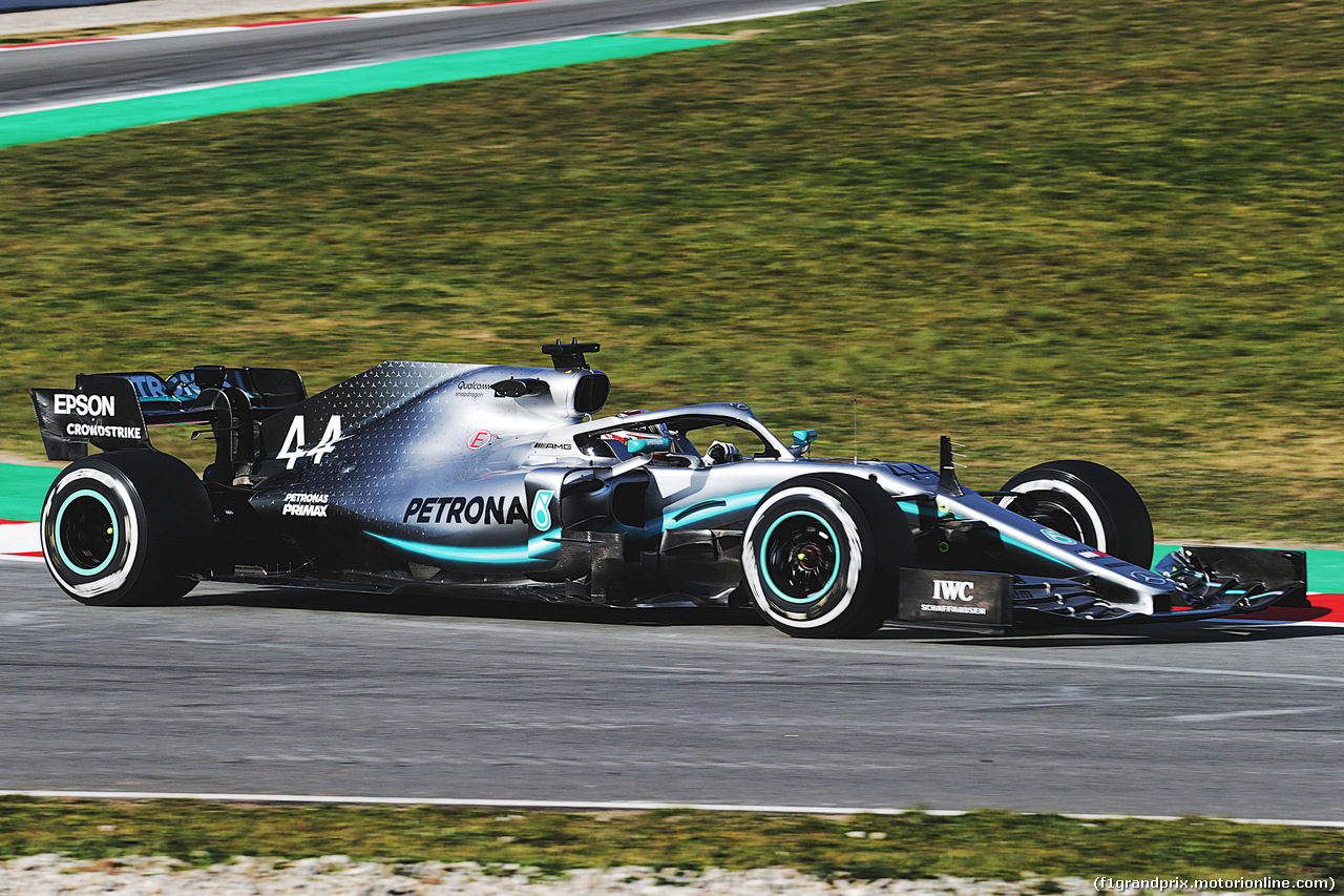 TEST F1 BARCELLONA 18 FEBBRAIO, Lewis Hamilton (GBR) Mercedes AMG F1 W10.
18.02.2019.