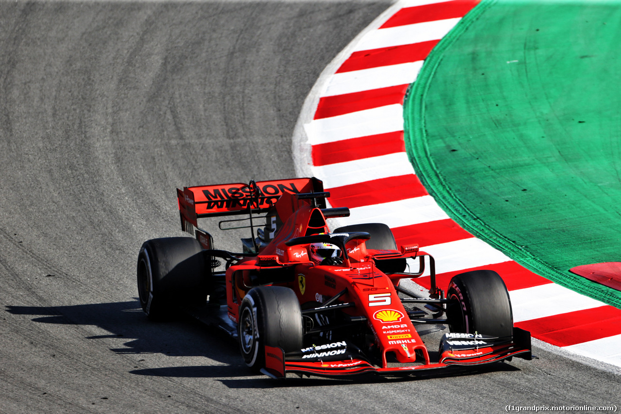 TEST F1 BARCELLONA 18 FEBBRAIO, Sebastian Vettel (GER) Ferrari SF90.
18.02.2019.