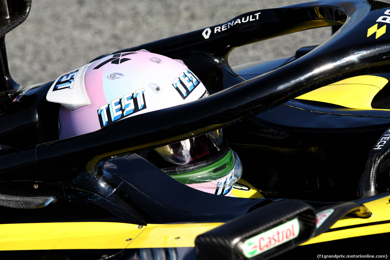 TEST F1 BARCELLONA 18 FEBBRAIO, Daniel Ricciardo (AUS) Renault Sport F1 Team RS19.
18.02.2019.