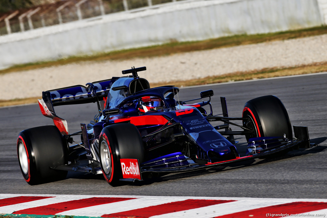 TEST F1 BARCELLONA 18 FEBBRAIO, Daniil Kvyat (RUS) Scuderia Toro Rosso STR14.
18.02.2019.