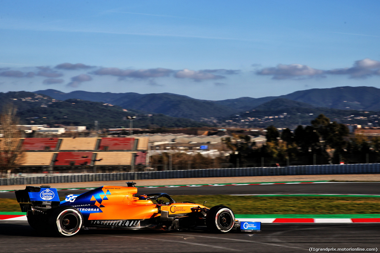 TEST F1 BARCELLONA 18 FEBBRAIO, Carlos Sainz Jr (ESP) McLaren MCL34.
18.02.2019.