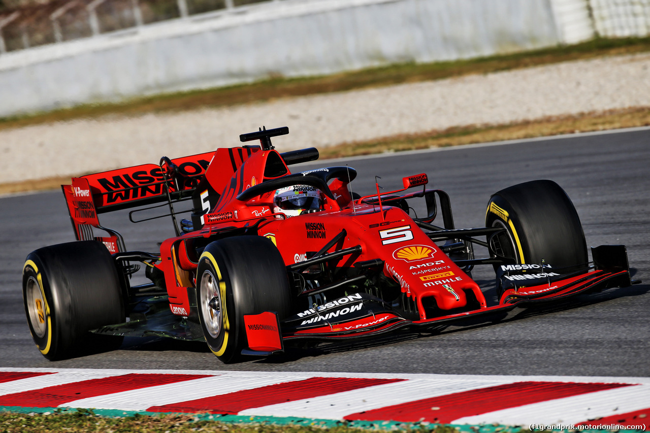 TEST F1 BARCELLONA 18 FEBBRAIO, Sebastian Vettel (GER) Ferrari SF90.
18.02.2019.