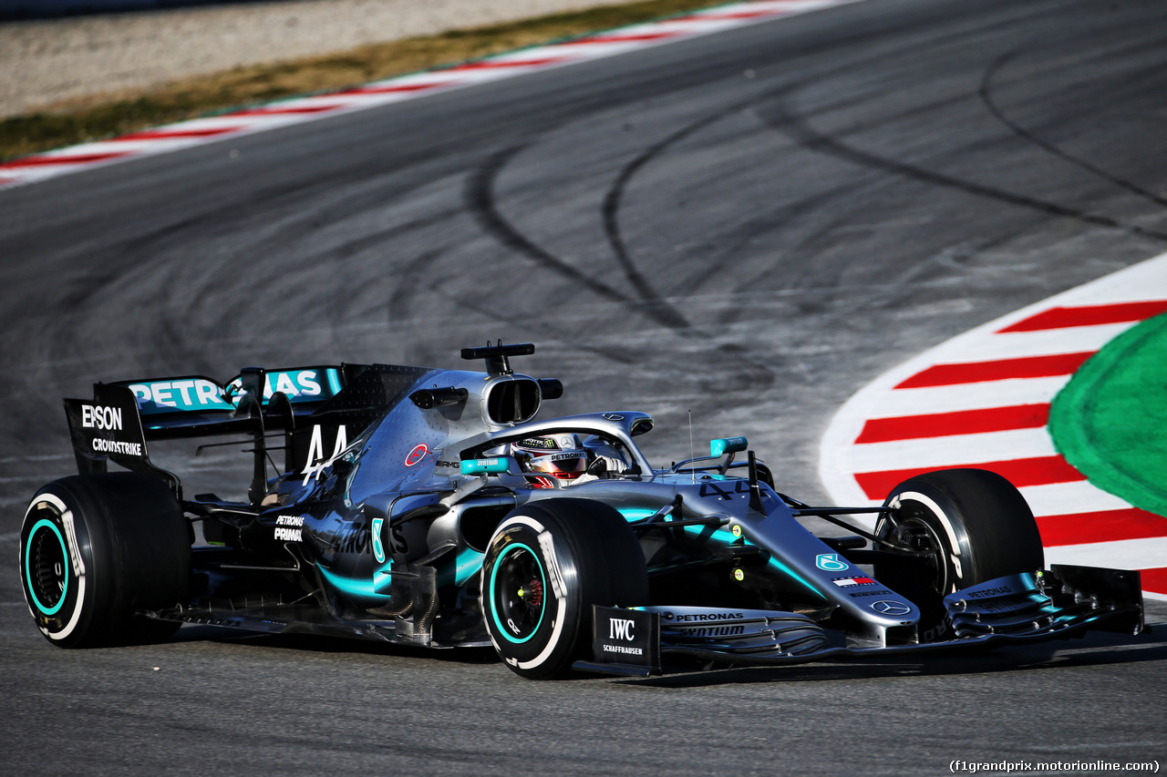 TEST F1 BARCELLONA 18 FEBBRAIO, Lewis Hamilton (GBR) Mercedes AMG F1 W10.
18.02.2019.