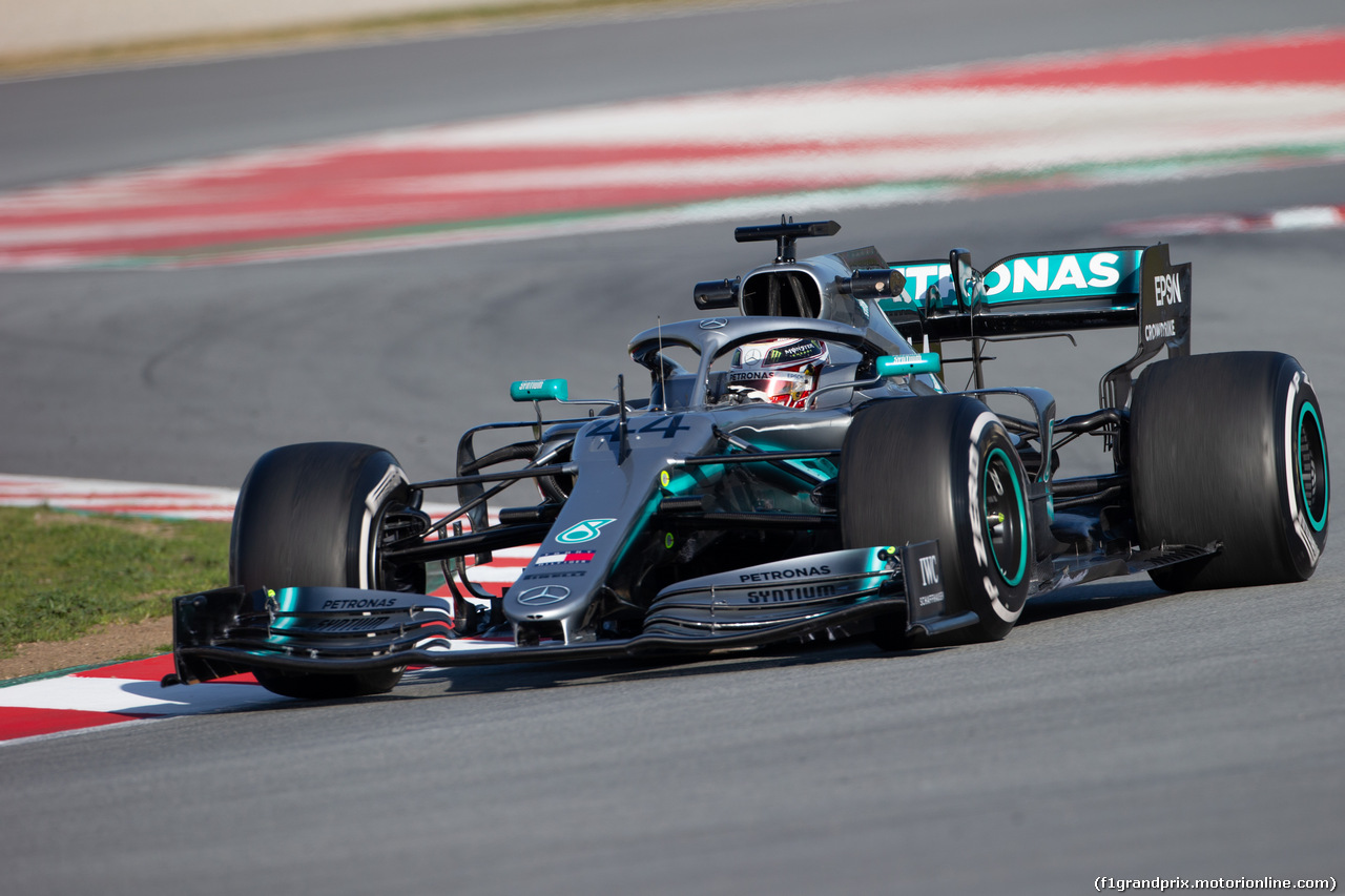 TEST F1 BARCELLONA 18 FEBBRAIO, Lewis Hamilton (GBR) Mercedes AMG F1 W10.
18.02.2019.