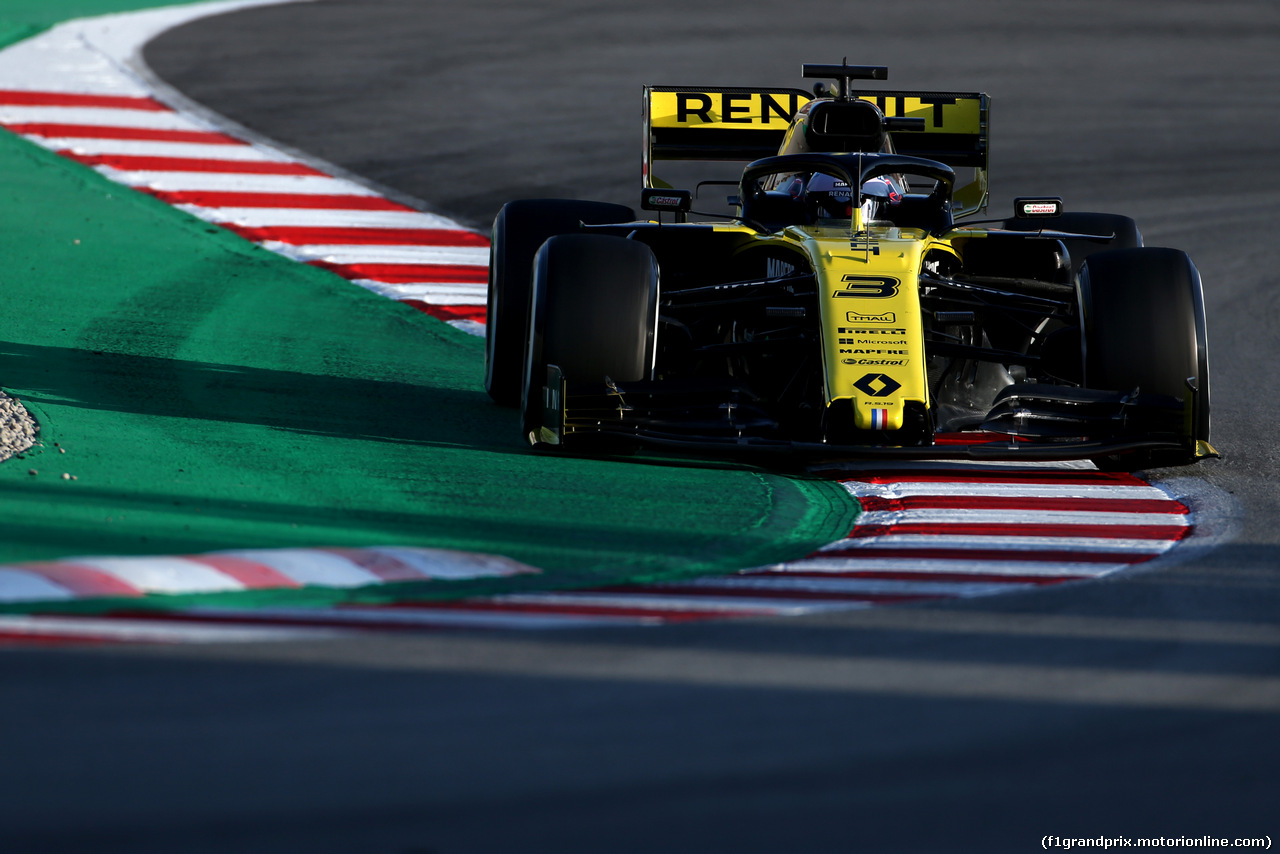 TEST F1 BARCELLONA 18 FEBBRAIO, Daniel Ricciardo (AUS), Renault F1 Team 
18.02.2019.