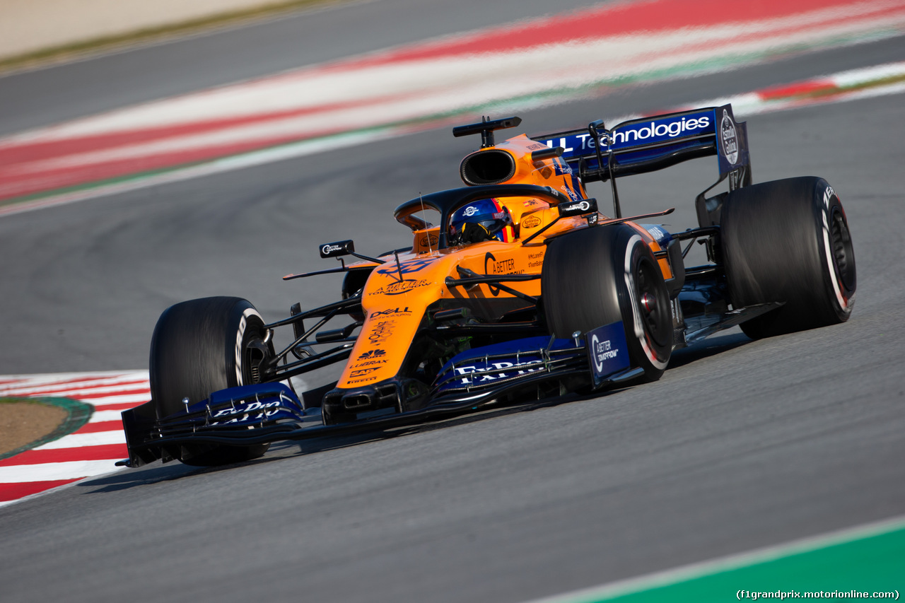 TEST F1 BARCELLONA 18 FEBBRAIO, Carlos Sainz Jr (ESP) McLaren MCL34.
18.02.2019.