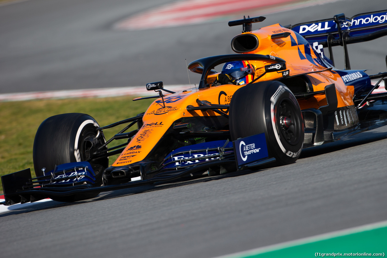 TEST F1 BARCELLONA 18 FEBBRAIO, Carlos Sainz Jr (ESP) McLaren MCL34.
18.02.2019.