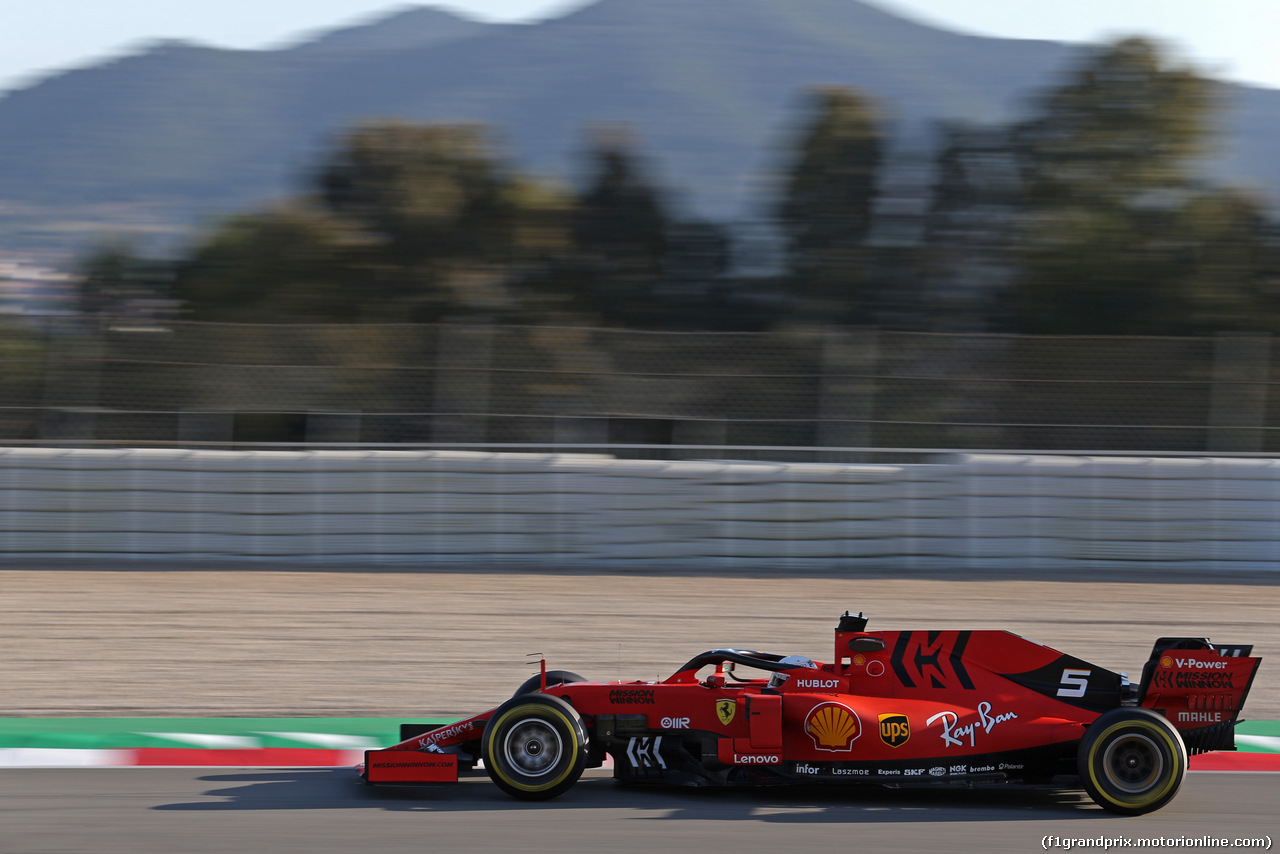 TEST F1 BARCELLONA 18 FEBBRAIO, Sebastian Vettel (GER), Ferrari 
18.02.2019.