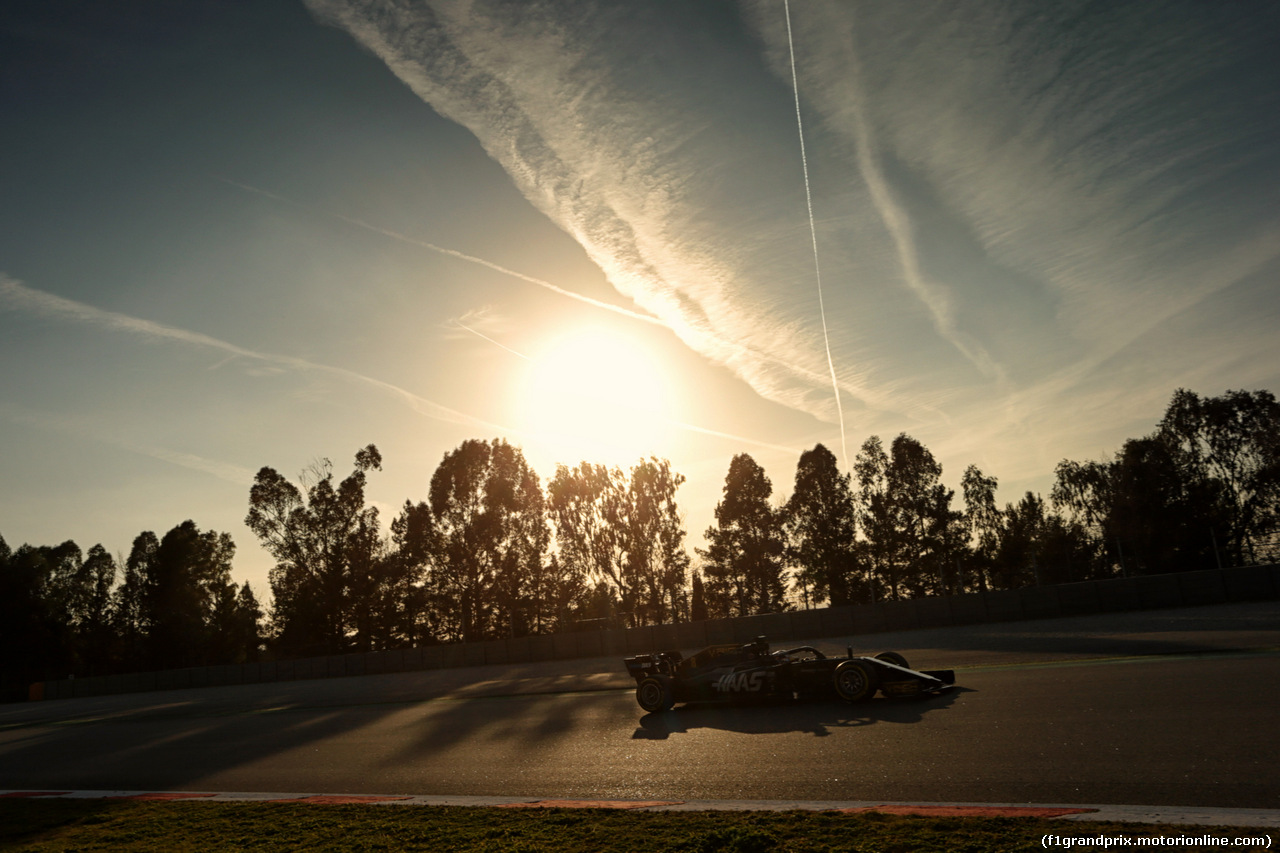 TEST F1 BARCELLONA 18 FEBBRAIO, Romain Grosjean (FRA) Haas F1 Team VF-19.
18.02.2019.