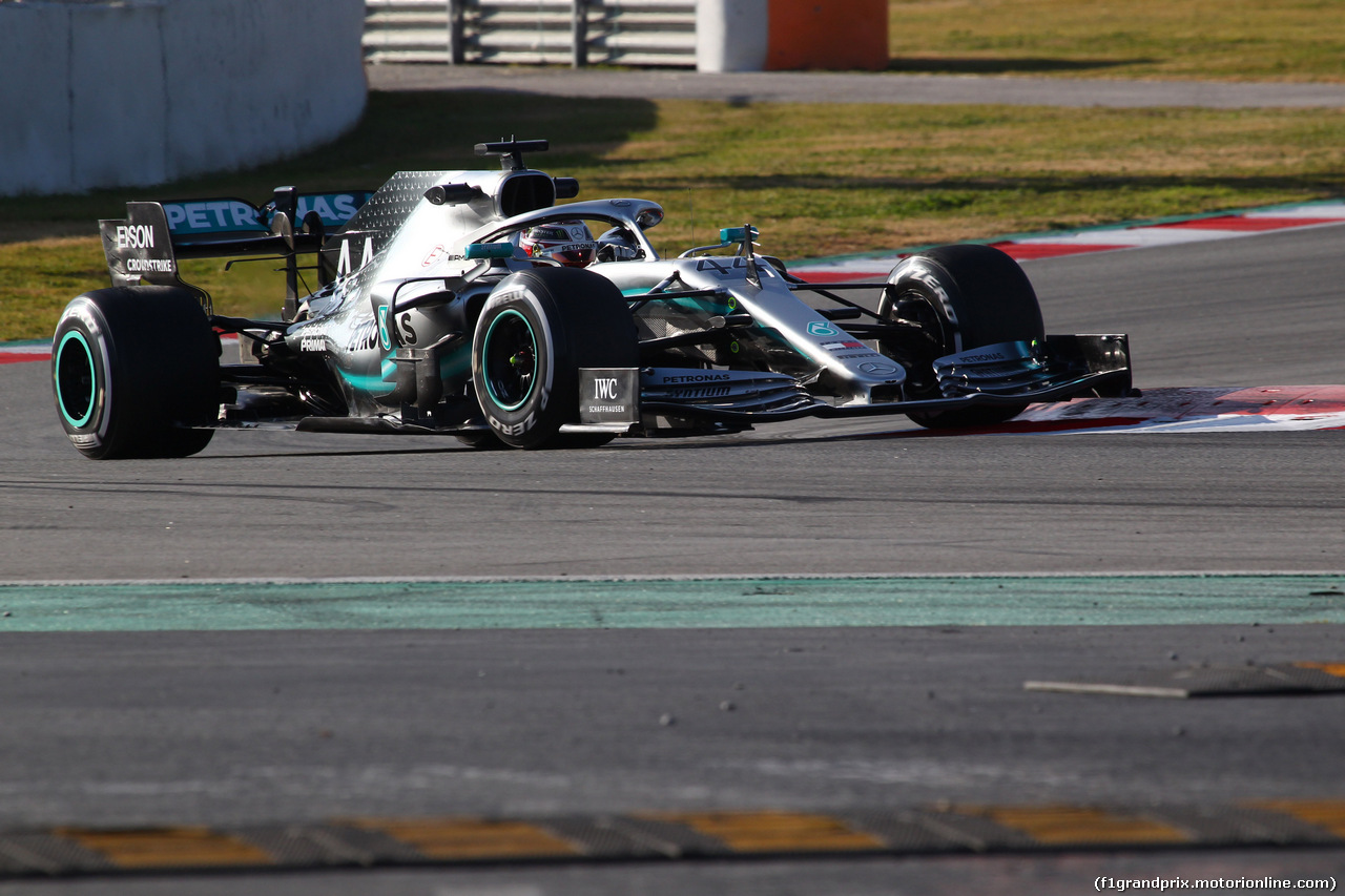 TEST F1 BARCELLONA 18 FEBBRAIO, Lewis Hamilton (GBR) Mercedes AMG F1 W10
