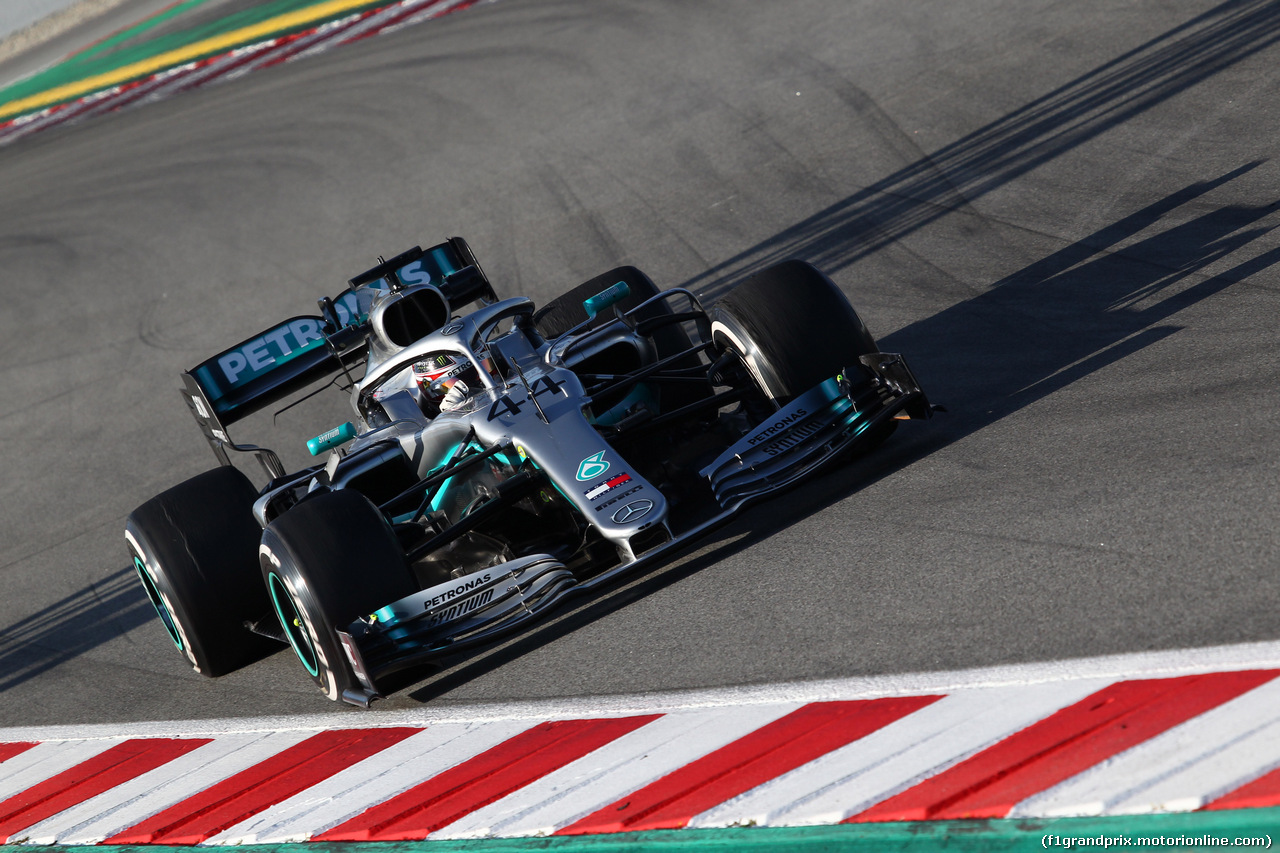 TEST F1 BARCELLONA 18 FEBBRAIO, Lewis Hamilton (GBR) Mercedes AMG F1 W10