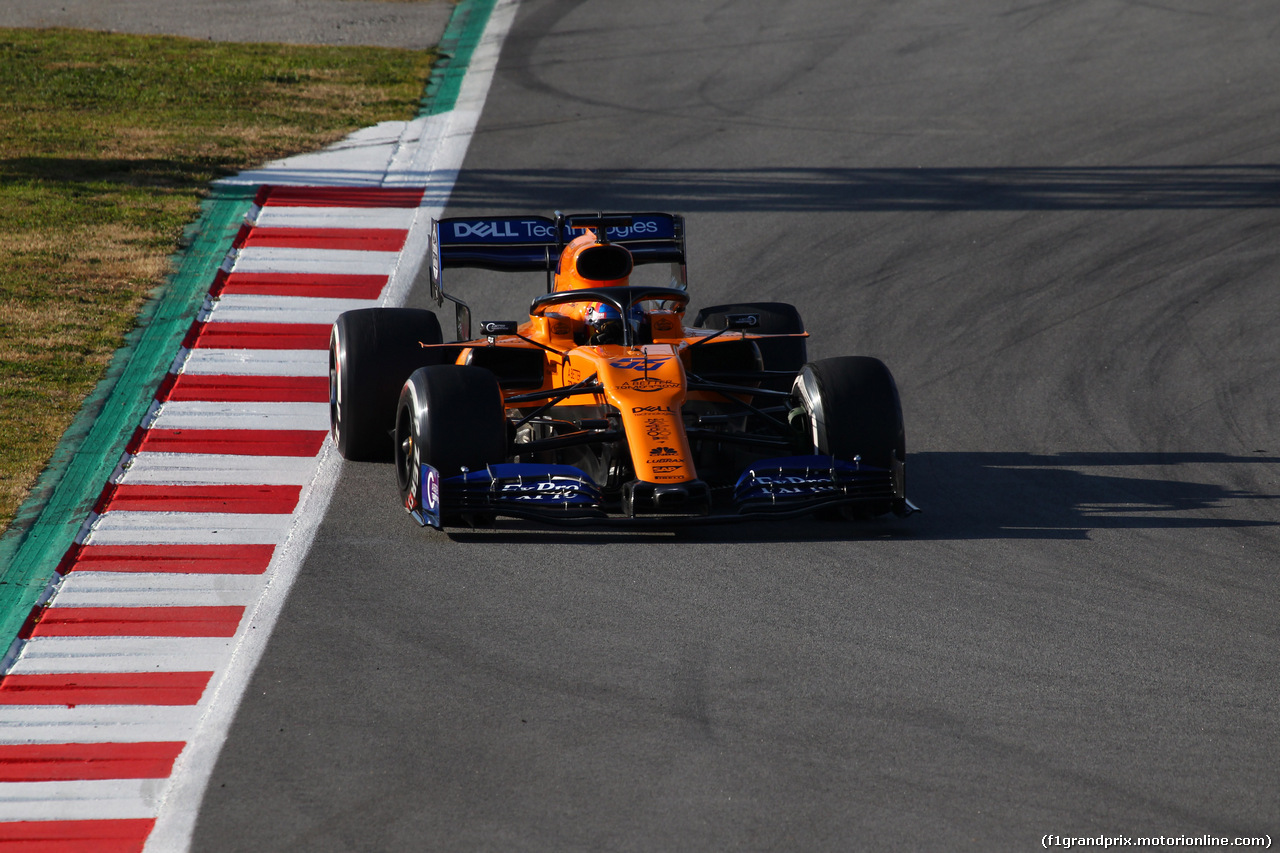 TEST F1 BARCELLONA 18 FEBBRAIO, Carlos Sainz Jr (ESP) Mclaren F1 Team MC34