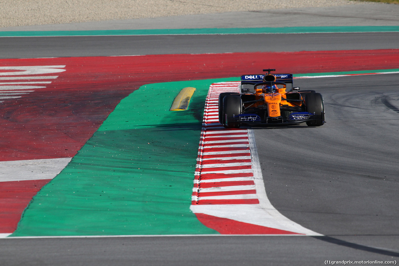 TEST F1 BARCELLONA 18 FEBBRAIO, Carlos Sainz Jr (ESP) Mclaren F1 Team MC34