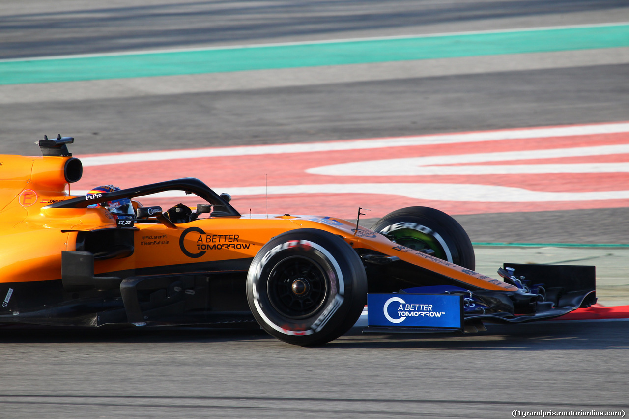 TEST F1 BARCELLONA 18 FEBBRAIO, Carlos Sainz Jr (ESP) Mclaren F1 Team MC34