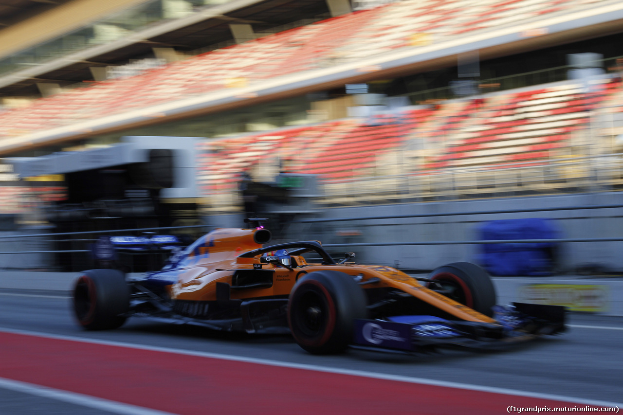 TEST F1 BARCELLONA 18 FEBBRAIO, Carlos Sainz Jr (ESP) Mclaren F1 Team MC34