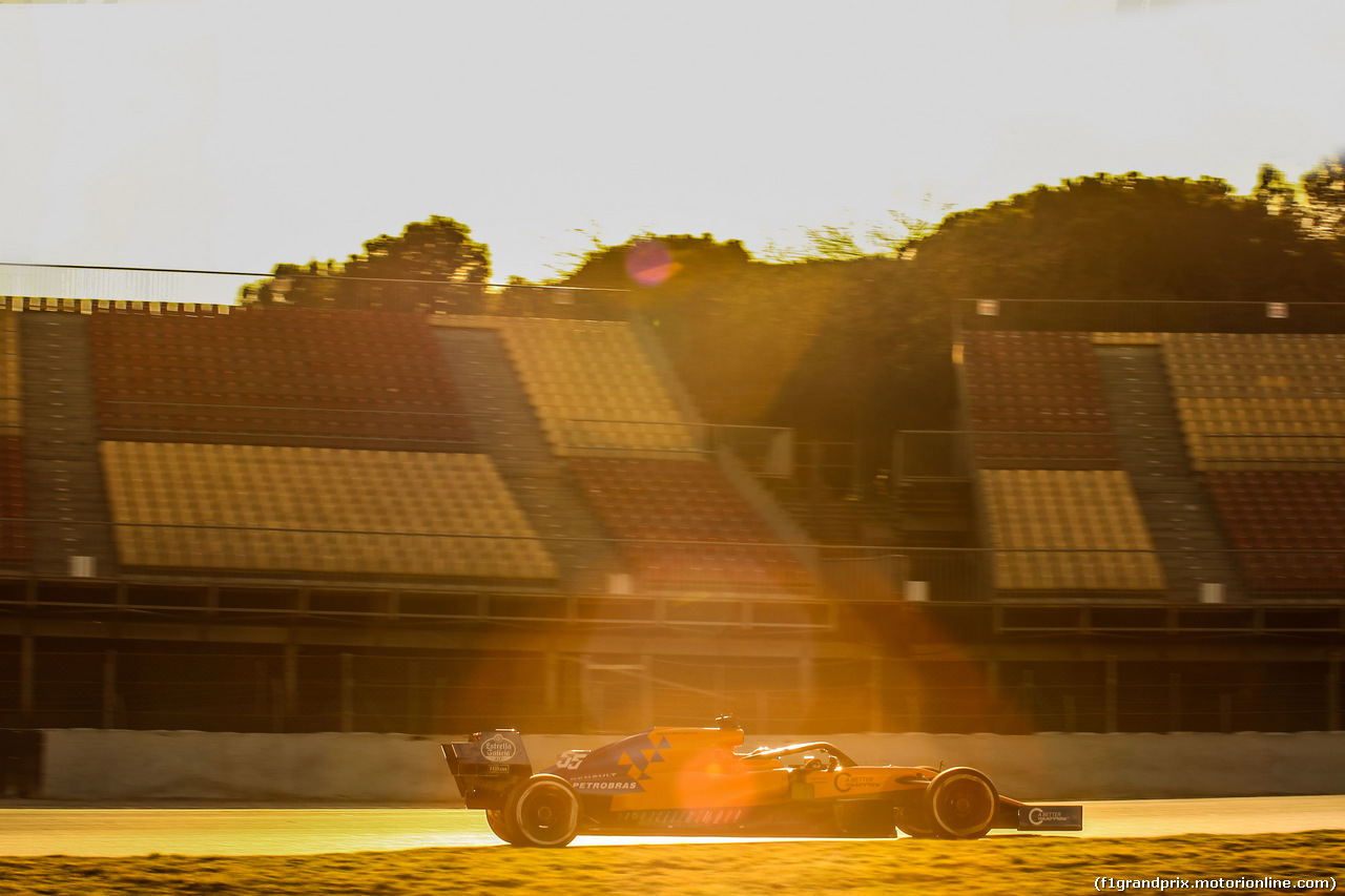 TEST F1 BARCELLONA 18 FEBBRAIO, Carlos Sainz Jr (ESP) Mclaren F1 Team MC34