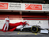 TEST F1 BARCELLONA 18 FEBBRAIO, (L to R): Kimi Raikkonen (FIN) Alfa Romeo Racing with team mate Antonio Giovinazzi (ITA) Alfa Romeo Racing.
18.02.2019.