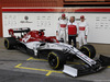 TEST F1 BARCELLONA 18 FEBBRAIO, (L to R): Antonio Giovinazzi (ITA) Alfa Romeo Racing with Frederic Vasseur (FRA) Alfa Romeo Racing Team Principal e Kimi Raikkonen (FIN) Alfa Romeo Racing.
18.02.2019.