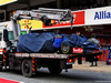 TEST F1 BARCELLONA 19 FEBBRAIO, The Scuderia Toro Rosso STR14 of Alexander Albon (THA) Scuderia Toro Rosso is recovered back to the pits on the back of a truck.
19.02.2019.