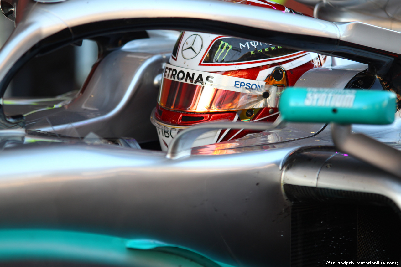 TEST F1 BARCELLONA 19 FEBBRAIO, Lewis Hamilton (GBR) Mercedes AMG F1 W10