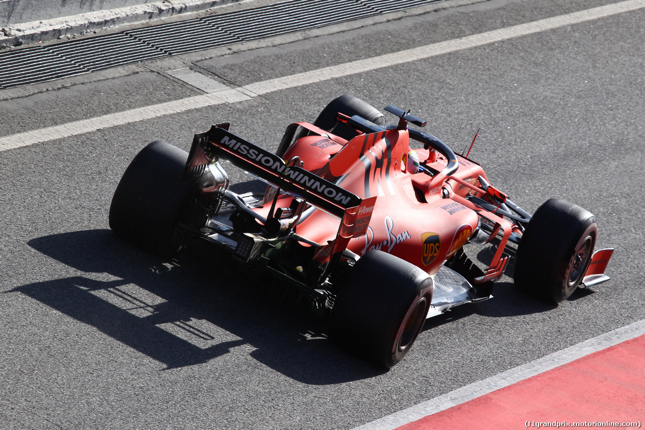 TEST F1 BARCELLONA 19 FEBBRAIO, Sebastian Vettel (GER) Ferrari SF90