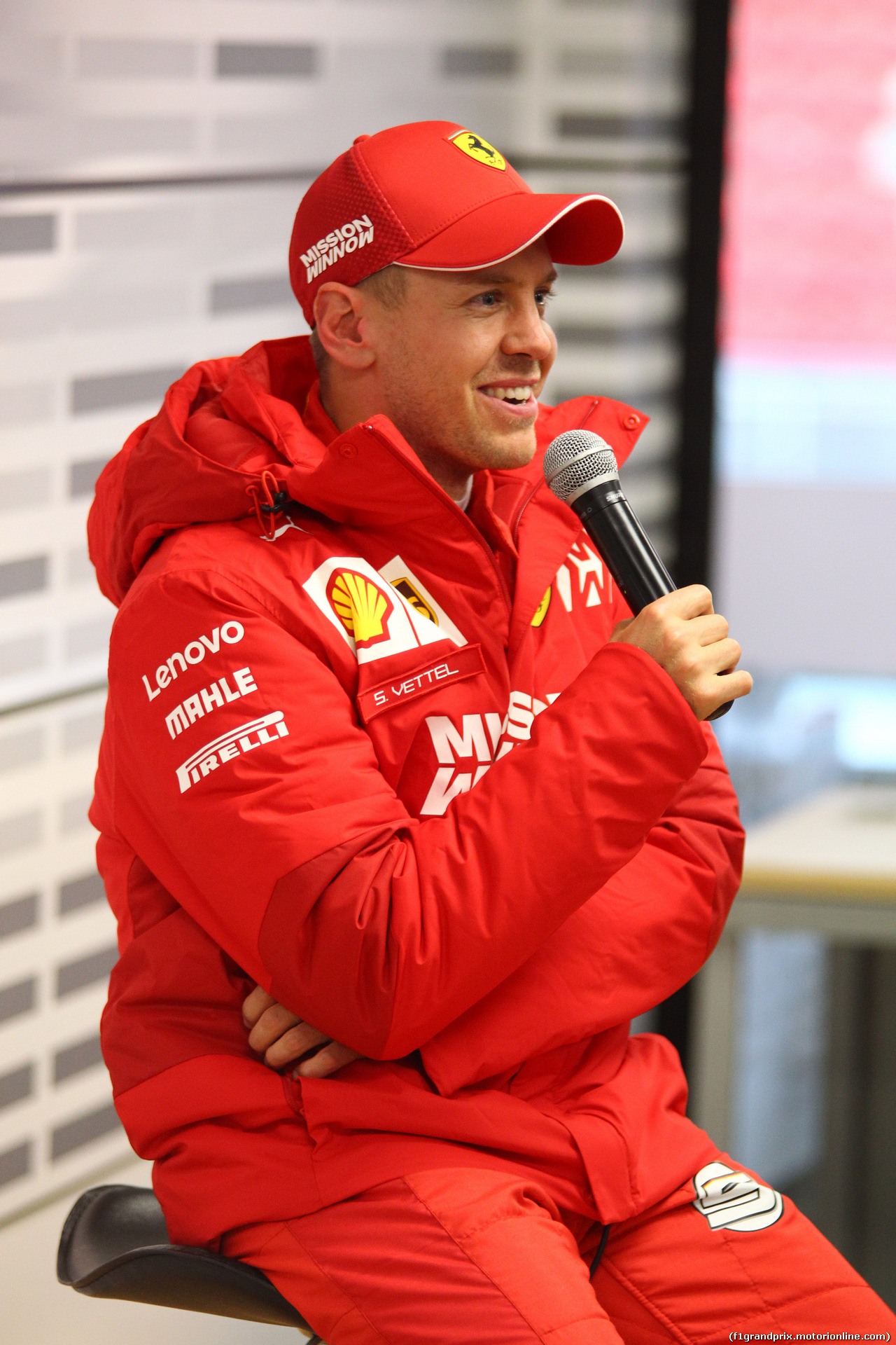 TEST F1 BARCELLONA 19 FEBBRAIO, Sebastian Vettel (GER) Ferrari SF90