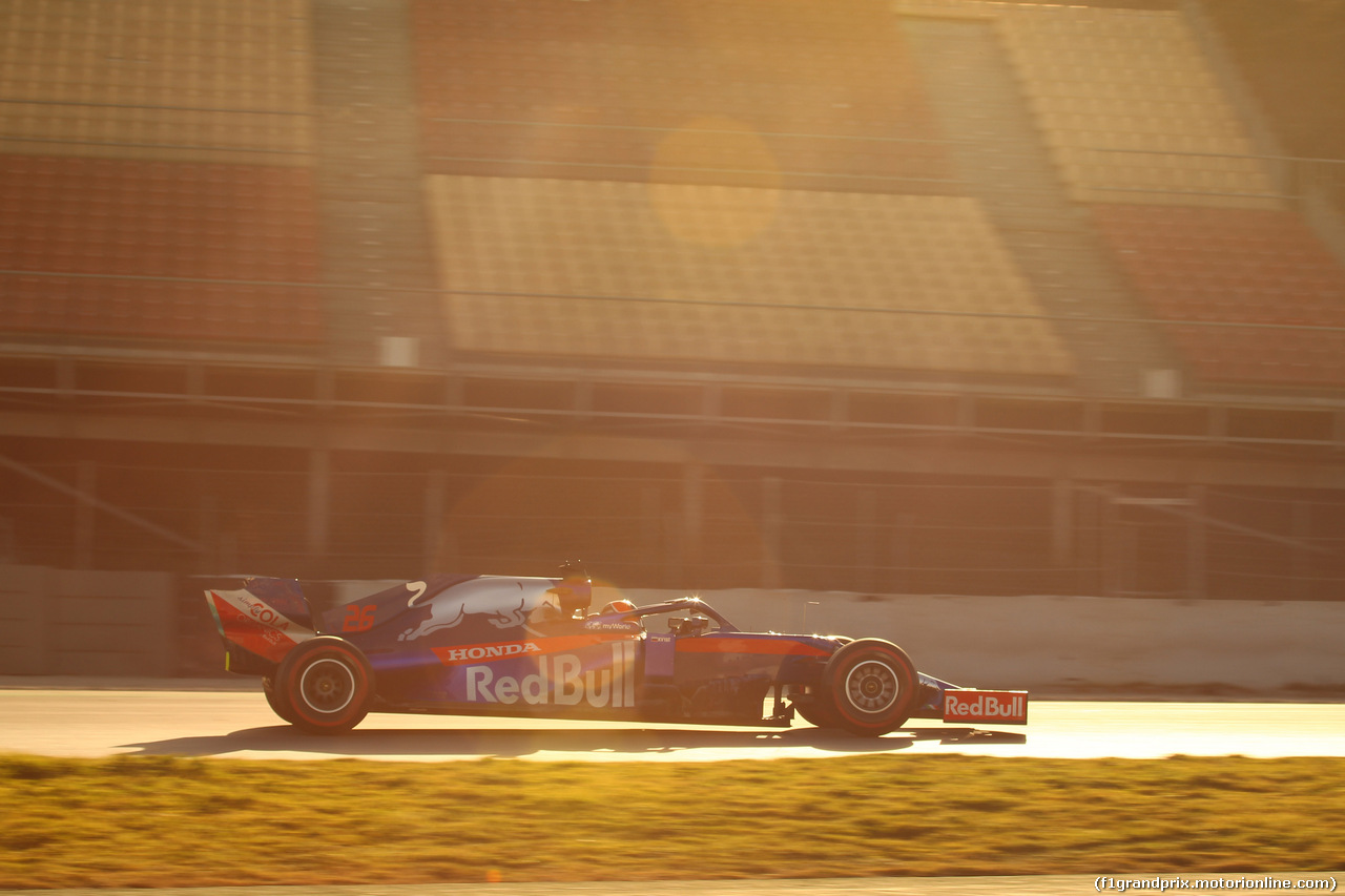 TEST F1 BARCELLONA 19 FEBBRAIO, Daniil Kvyat (RUS) Scuderia Toro Rosso STR14